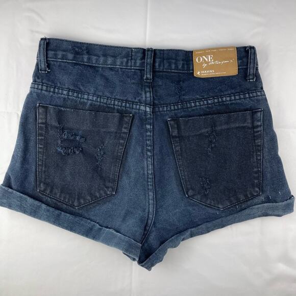 One Teaspoon Hawks Denim Shorts - Picture 2 of 9